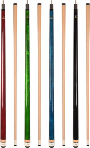 Vista 7 de ASKA L3 Wrapless Pool Cue Stick Sets, 58" 2-Piece Canadian Hard Rock Maple Billiard Cues, 13mm Leather Tip, 5/16x18 Joint, Choice of Sets Mezclado