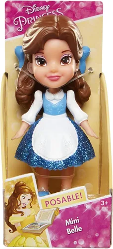 Vista 3 de Disney Princess My First Mini Vestido Azul Niño Belle Muñeca Posable