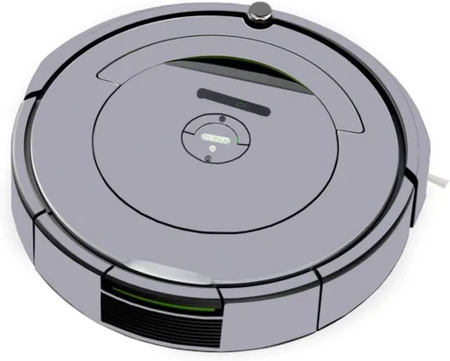 Vista 17 de MightySkins Skin compatible con iRobot Roomba 690 Robot Vacuum - Azul claro sólido Cubierta protectora de vinilo duradera y única Fácil