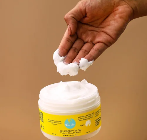 Vista 5 de Crema de arándanos para rizos, marca Twist-N-Shout de 8 onzas, paquete de de 1