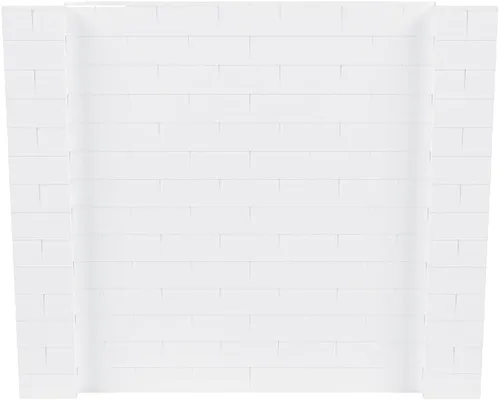 Vista 255 de EverBlock Kit de pared de 5 x 4 pies Bloques de construcción modulares Sistema de pared para edificios, pantallas y estructuras Divisor