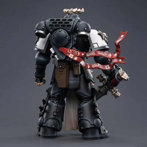 Vista 4 de JOYTOY 1/18 Warhammer 40,000 Figura de acción Black Templars The Emperors Champion Rolantus Collection