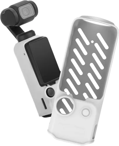 Vista 10 de Funda de silicona Pocket3 para DJI Osmo Pocket 3 accesorios de cámara, funda protectora suave antiarañazos y anticaídas