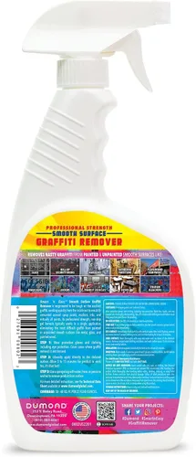 Vista 2 de Smart 'n Easy Removedor de graffiti de superficie lisa – Elimina pinturas en aerosol no deseadas en aerosol, tintas, pinturas y revestimientos