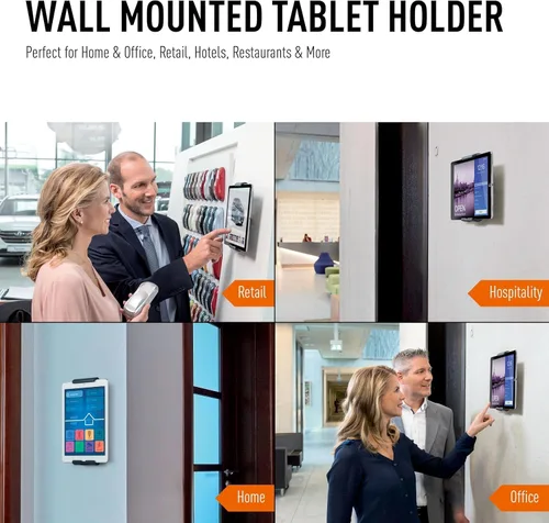 Vista 7 de Durable Soporte para tablet montado en la pared, plata/gris carbón