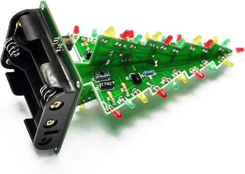 Vista 6 de Gikfun 3D USB árboles de Navidad 3 colores LED DIY Kit Flash LED Circuito EK1719