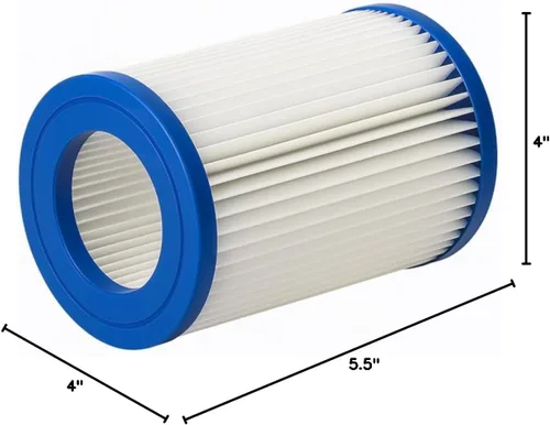 Vista 7 de Nispira Filtro de piscina de repuesto para bañeras de hidromasaje Bestway Flowclear tipo II, cartucho Lay Z, bomba de filtro de spa 58094 530-800