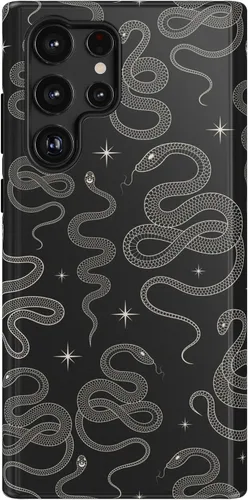 Vista 35 de Casely Funda para Galaxy S9 Postura de cadáver Yoga de esqueleto Diseño protector delgado esencial de doble capa