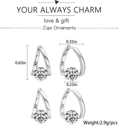 Vista 6 de Aretes linfáticos para mujer en Prime Yoopulse, aretes linfáticos para terapia de linfvidad, aretes de germanio, joyería de drenaje linfático