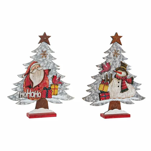 Vista 2 de Adorno Navideño DKD Home Decor Madera (2 pcs) (33 x 6 x 39.5 cm)
