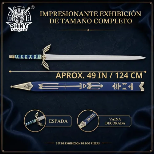 Vista 4 de SHINY CRAFTS® Espada vikinga de Northmen forjada a mano - Espada de poder legendaria VBS-0008