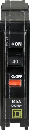 Vista 2 de Square D - QO140CP QO 40 Amp Disyuntor de un solo polo