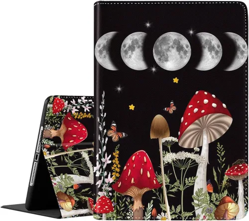 Vista 11 de Funda para Samsung Galaxy Tab A de 10.1 pulgadas 2016 Tablet (SM-T580/T585, versión sin bolígrafo), funda plegable delgada con función de encendido