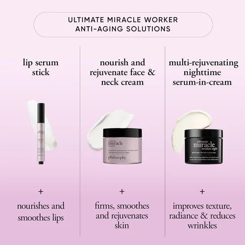 Vista 5 de philosophy Ultimate Miracle Worker Fix Lip Serum Stick Plump & Smooth, 0.06 oz.