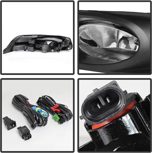 Vista 2 de ACANII - Para 2012-2013 Honda Civic Coupe parachoques conducción luces antiniebla lámparas w/arnés+interruptor montaje conductor y pasajero