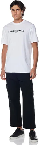 Vista 5 de Karl Lagerfeld Paris Logo T, Short Sleeve Crew Neck Mens Shirt