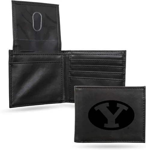 Vista 37 de NCAA Rico Industries Cartera Billetera con Grabado Láser Cartera Billetera con Grabado Láser - Diseño Delgado - Gran Regalo