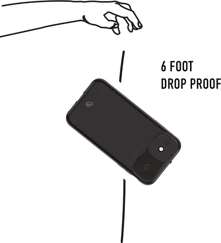Vista 6 de Funda Spy-Fy para iPhone 11 con cubiertas para cámara delantera y trasera Protege tu privacidad A prueba de caídas desde 6 pies 15,49 cm
