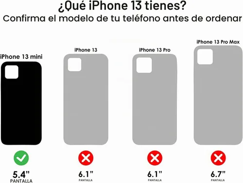 Vista 2 de OtterBox Symmetry Series - Funda para iPhone 13 Mini y iPhone 12 Mini (solo versión mini), embalaje no minorista, color negro