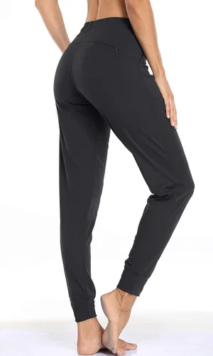 Vista 71 de Oalka - Pantalones deportivos para mujer, con cintura alta y bolsillos, para hacer deporte, yoga y entrenar