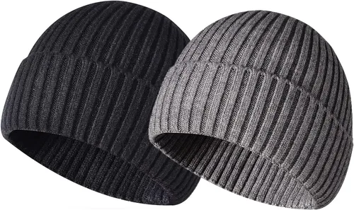 Vista 27 de Gorro de invierno para hombre y mujer, gorro de lana de punto para actividades al aire libre y uso diario