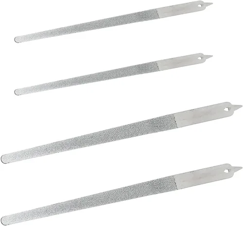 Vista 6 de Lima de uñas de polvo de diamante, lima de acero inoxidable para uñas, 2 unidades de 6 pulgadas