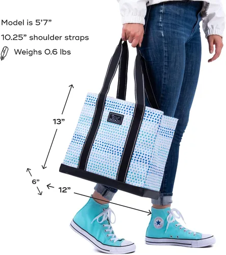 Vista 3 de SCOUT Mini Deano - Bolso utilitario pequeño, ligero, abierto para mujer, con bolsillo interior con cremallera, trabajo, viajes, playa