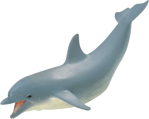 Vista 5 de Safari Ltd. Figura de delfín nariz de botella, figura detallada de plástico de 5 pulgadas, divertido juguete educativo para niños, niñas y niños a