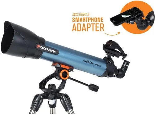 Vista 2 de Celestron Inspire 100AZ Telescopio refractor para principiantes