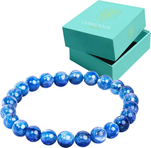 Vista 28 de Conscious Items Pulseras espirituales para mujeres y hombres, pulsera de cristal curativo con piedras naturales para meditación, alineación