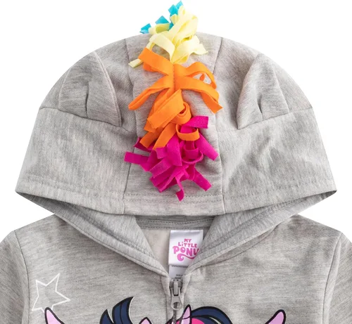 Vista 2 de My Little Pony Rainbow Dash, Twilight Sparkle y Pinkie Pie - Sudadera con capucha para niñas pequeñas y grandes