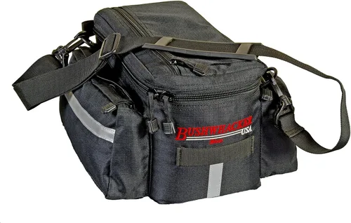 Vista 2 de Bushwhacker Mesa - Bolsa de maletero grande aislada para bicicleta, hielera trasera para bicicleta, almacenamiento de carga con interior acolchado