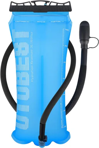 Vista 8 de UTOBEST Vejiga de hidratación, vejiga de agua de TPU, bolsa de agua para mochila de senderismo, sin BPA, apertura amplia, a prueba de fugas