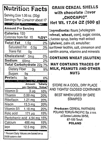 Vista 2 de Nestle Chocapic Cereal de Chocolate con Cereales Integrales 450g