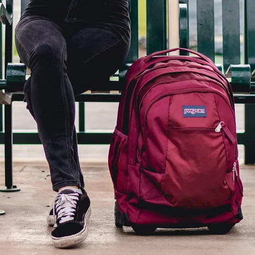 Vista 5 de JanSport Driver 8 - Mochila de viaje con ruedas y funda para laptop de 15 pulgadas