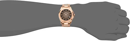 Vista 6 de Agelocer Reloj luminoso de lujo para hombre, con esfera de degradado, correa de acero, resistente al agua, a la moda