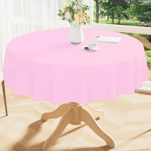 Vista 27 de Smiry Mantel cuadrado de vinilo impermeable de 54x54 pulgadas, protector de manteles de vinilo lavables, funda de mesa resistente a derrames de Beige
