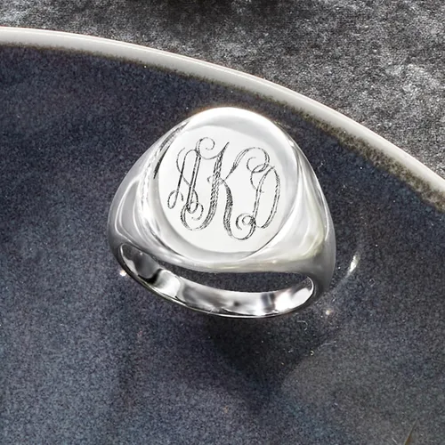 Vista 5 de Ross-Simons Anillo de plata de ley personalizado, Plata Esterlina, no conocido