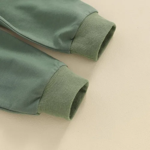 Vista 5 de Licupiee Conjunto de ropa de primavera de 2 piezas para bebés y niños pequeños de San Patricio