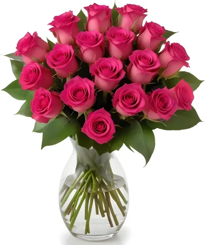 Vista 5 de 18 rosas de arco iris de colores surtidos con jarrón Ramos de Arabella Flores frescas reales para entrega, regalo para cumpleaños, mujeres
