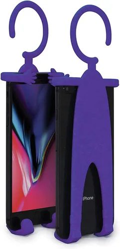Vista 9 de Bondi Plus - Soporte y soporte flexible de silicona para teléfono, soporte ajustable para colgar en el coche, bicicleta, escritorio y viajes, se