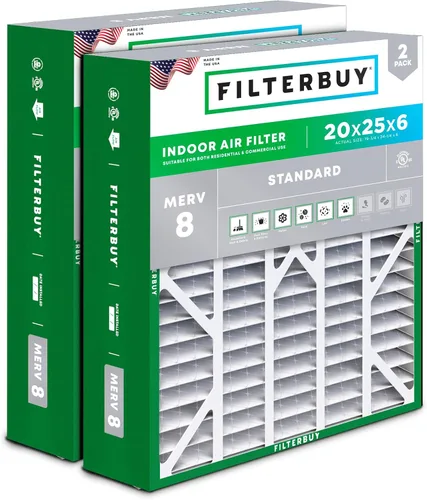 Vista 38 de Filterbuy 10x17x2 Filtro de aire MERV 8 Defensa Esencial contra el Polvo y las Alergias (2 unidades), Filtros exteriores plegados electrostáticos
