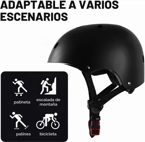 Vista 4 de Casco de bicicleta para niños pequeños, 2 tamaños ajustables, para niños y niñas, multideporte, ajustable, para scooter, bicicleta, monopatín Mate