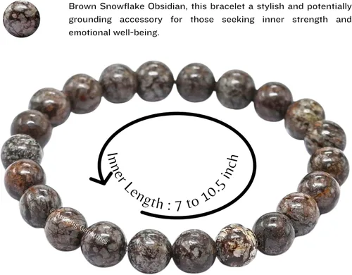 Vista 142 de Amazing Gemstone Crystal Bracelet for Women Men's Gifts - Protection Healing Crystal Bracelet - 8mm Gemstone Beaded Stretchable Bracelet Pulseras