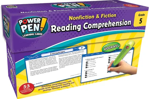 Vista 6 de Teacher Created Resources Power Pen Tarjetas de Aprendizaje: No Ficción y Lectura de Comprensión Grado 1