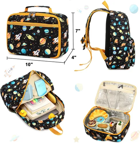 Vista 6 de CAMTOP Mochila para niños en edad preescolar para jardín de infantes, bolsa escolar para niños y niñas, 15.4"x 4.5"x 10.2"(H*W*L) Preschool