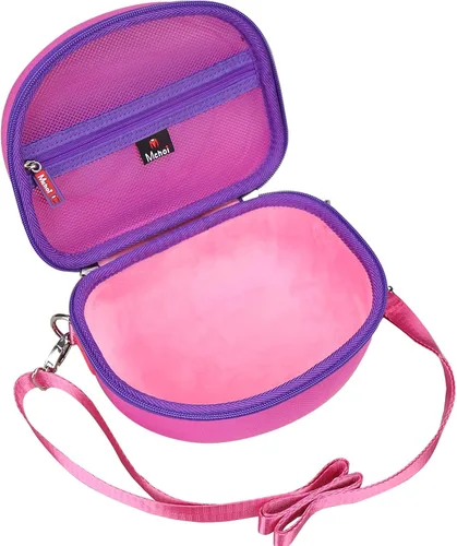 Vista 3 de Mchoi Funda rígida adecuada para Riwbox CT-7 Rosa/para Jack CT-7S Cat Green 3.5mm/para iClever IC-HS01 Bluetooth Auriculares inalámbricos sobre