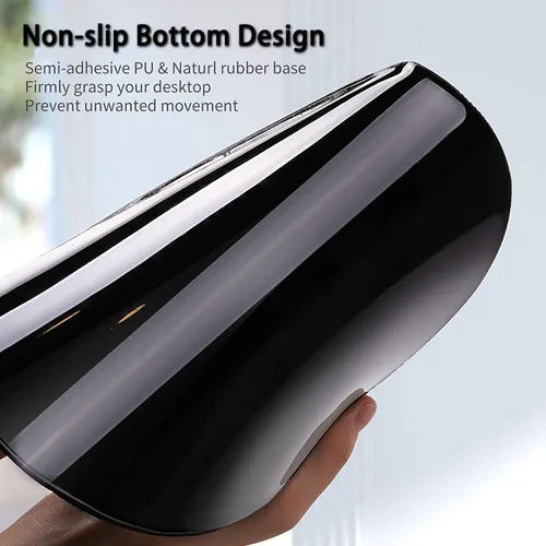 Vista 5 de Alfombrilla ergonómica para mouse con soporte de muñeca y teclado de espuma viscoelástica, juego de reposamuñecas para videojuegos, computadora