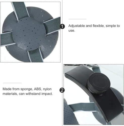 Vista 5 de Housoutil - Accesorios para casco de repuesto ajustable con perilla cómoda para casco de protección universal de 8.66 x 8.26 x 5.90 pulgadas