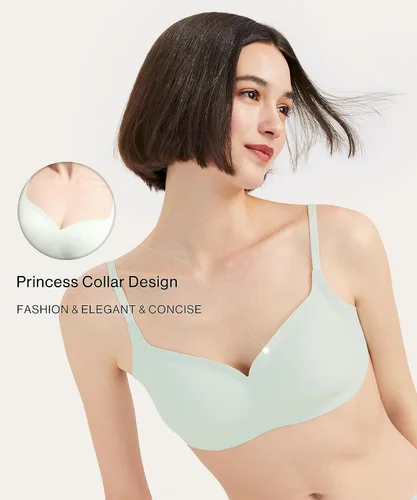 Vista 7 de Ubras Sujetador de chaleco sin costuras con cuello de princesa sin costuras para mujer